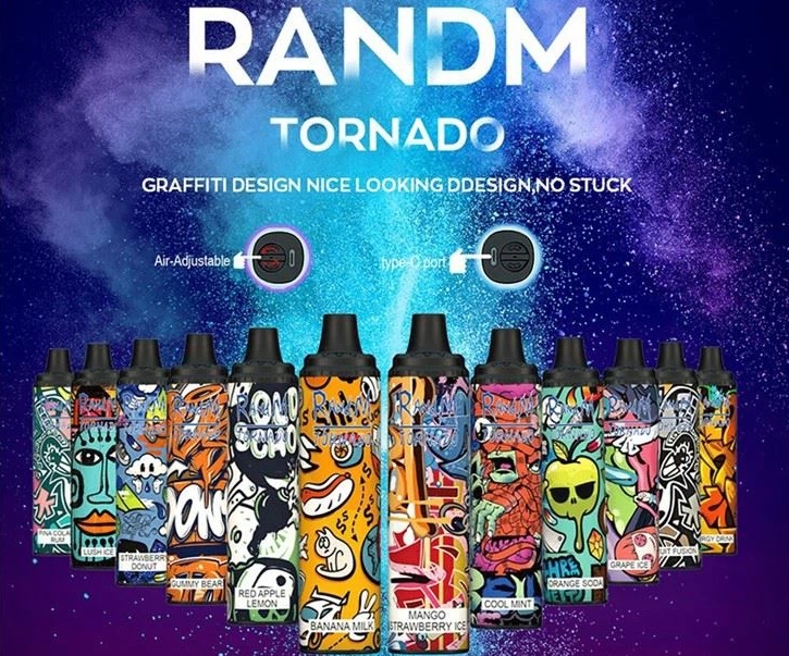 RandM Tornado 6000 Puffs Vape &ndash; punane &otilde;un sidrun: maitsete plahvatus, mis vallutab Eesti turu 2025. aastal