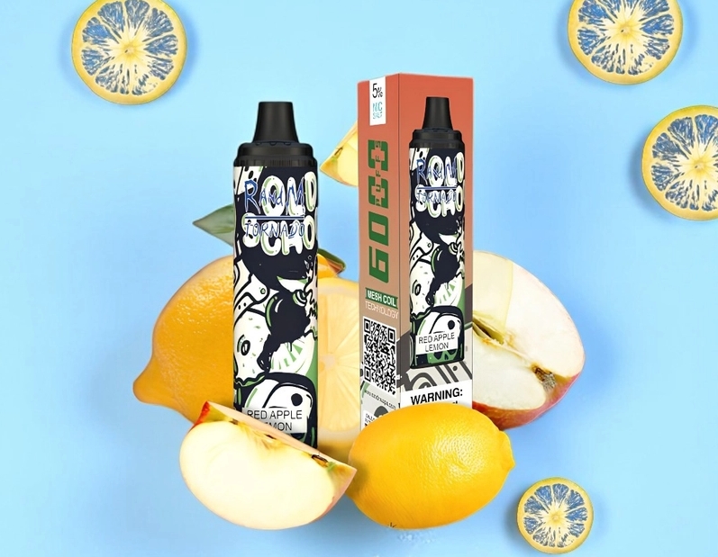 RandM Tornado 6000 Puffs Vape &ndash; punane &otilde;un sidrun: maitsete plahvatus, mis vallutab Eesti turu 2025. aastal